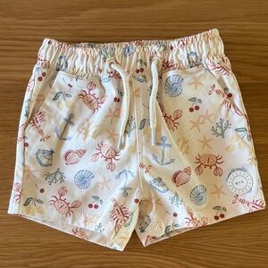 Rylee + Cru Seashell Print Baby Shorts